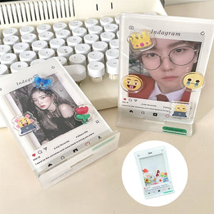Creative Acrylic Polaroid Photo Display Stand
