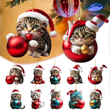 Load image into Gallery viewer, Cute Cat Christmas Decoration