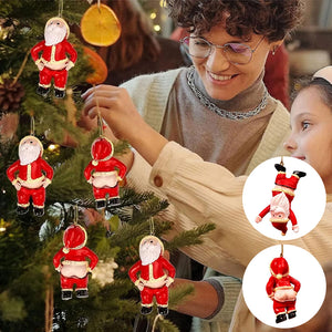 Playful Butt Santa Ornaments