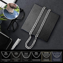 Load image into Gallery viewer, Mens Cuban Link Chain Necklace
