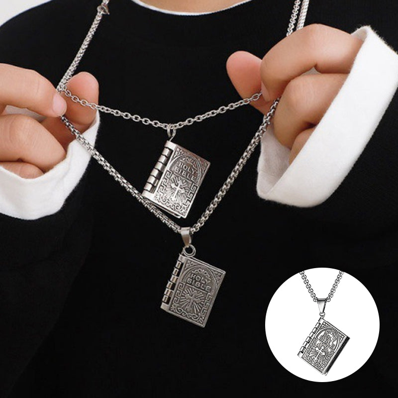 Fashion Tiny Bible Necklace