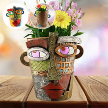 Load image into Gallery viewer, Abstract Beauty Face Flower Pot
