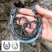 Load image into Gallery viewer, Forged Handmade Horseshoe-Iron