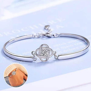 I will always be with you - Diamond Knot Bracelet