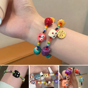 Cartoon Colorful Lucky Beaded Bracelet