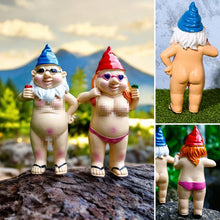Load image into Gallery viewer, Naughty Garden Gnome Funny Statue