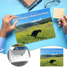 Load image into Gallery viewer, Pre-Sale&gt;&gt;2024 Dogs Pooping in Beautiful Places Calendar