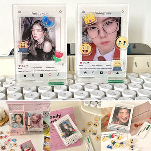 Creative Acrylic Polaroid Photo Display Stand