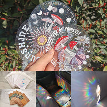 Load image into Gallery viewer, Adsorption Rainbow Glass Window Stickers (Random 10-piece pack)