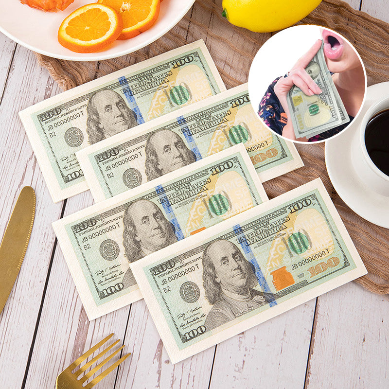 Dollar Printed Napkin