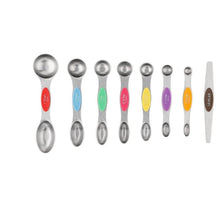 Load image into Gallery viewer, Stainless Steel Magnetic Measuring Spoons Set