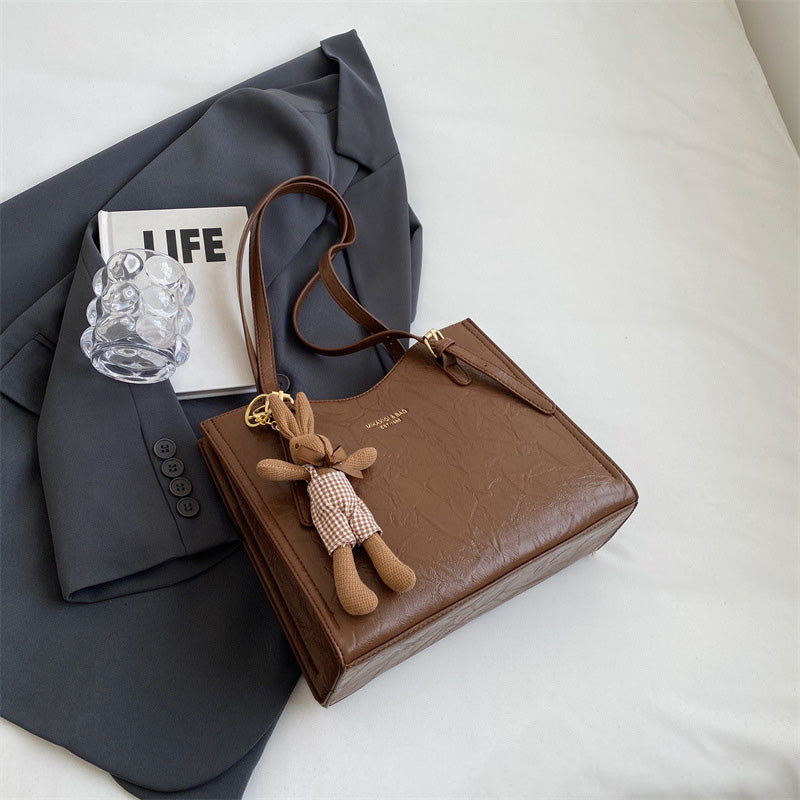 Women's Minimalist Zipper Tote Bag