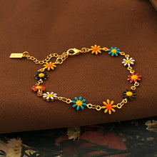 Load image into Gallery viewer, Daisy Bracelet and Necklace for Best Friends