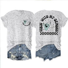 Load image into Gallery viewer, Gothic Graphic Halloween Tee
