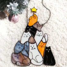 Load image into Gallery viewer, Juletre Suncatcher Ornament