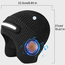 Load image into Gallery viewer, Lighted Bluetooth Music Sports Beanie