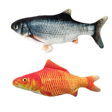 Load image into Gallery viewer, Plush Simulation USB Charging Cat Fish Toy