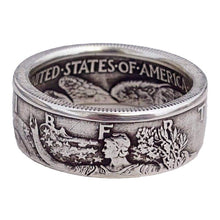 Load image into Gallery viewer, 1945 Engraved Half Dollar Coin Ring