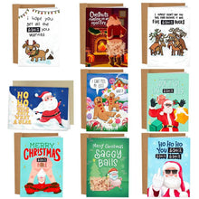 Load image into Gallery viewer, 9 verste julehilsenskort noensinne Bundle Box Set