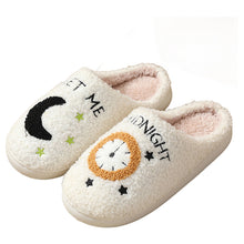 Load image into Gallery viewer, Cartoon Print Plush Slippers