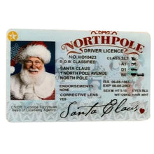 Load image into Gallery viewer, Santa&#39;s Lost Driver&#39;s License