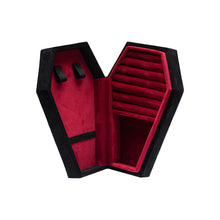 Load image into Gallery viewer, Gothic Coffin Jewelry Storage Box