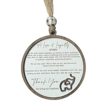 Load image into Gallery viewer, Friendship Elephant Ornament