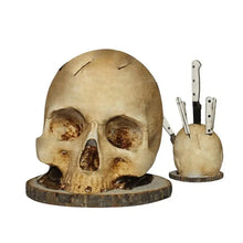 Load image into Gallery viewer, Gothic Skull Knife Holder
