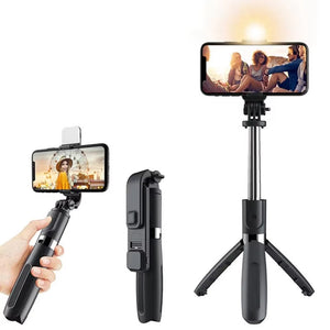 Selfie Stick-stativ med Bluetooth-fjernkontroll