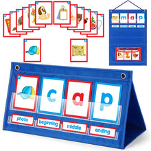 Load image into Gallery viewer, Desktop Pocket Chart Tent Cards Kit