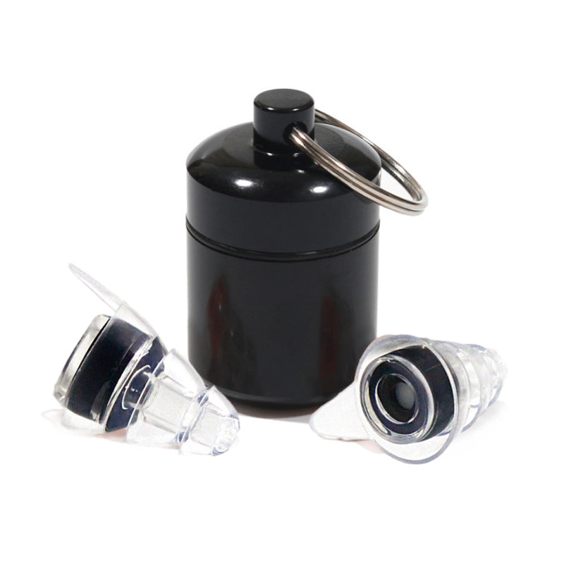 Støyreduserende, gjenbrukbare ørepropper i silikon