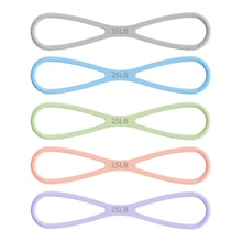 Load image into Gallery viewer, 8-Shaped Silicone Resistance Band with Massage Grip