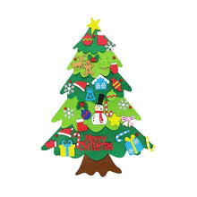 Load image into Gallery viewer, Felt Christmas Tree with Detachable Ornaments