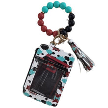 Load image into Gallery viewer, Stylish Card Holder With Silicone Bead Bracelet