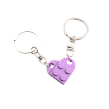 Load image into Gallery viewer, Cute Heart Shape Matching Brick Keychain For Couples