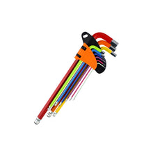 Load image into Gallery viewer, Rainbow Colored Long Arm Allen Wrench Set