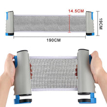 Load image into Gallery viewer, Retractable Table Tennis Net