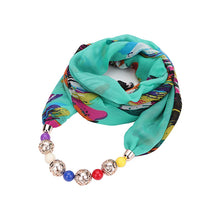 Load image into Gallery viewer, Beaded Pendant Scarf