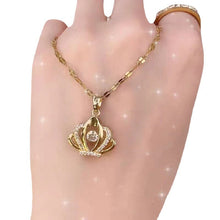 Load image into Gallery viewer, Crown Pendant Necklace