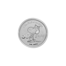 Load image into Gallery viewer, Peanuts Beagle Scouts 50th Anniversary Silver Round