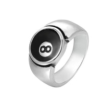 Load image into Gallery viewer, Lucky 8 Ball Pool Ball Ring