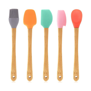 Silicone Spatula With Wooden