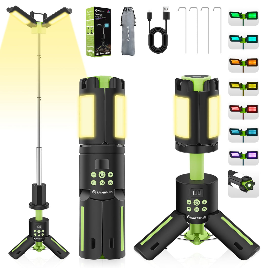 Telescopic Camping Lights with Stand