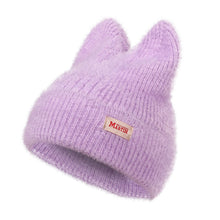 Load image into Gallery viewer, Cute Cat Ear Beanie Hat