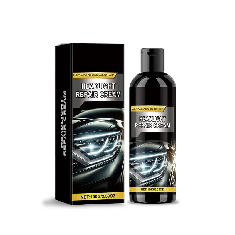 Car headlight restoration paste