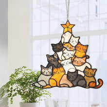 Load image into Gallery viewer, Juletre Suncatcher Ornament