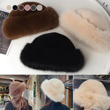 Load image into Gallery viewer, Women's Winter Faux Fur Bucket Hat