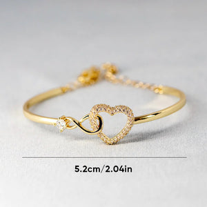 Always In My Heart - Infinity Heart Bracelet