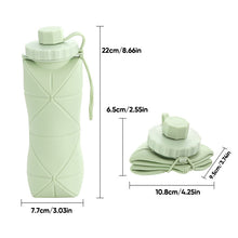 Load image into Gallery viewer, Silicone Foldable Water Bottle