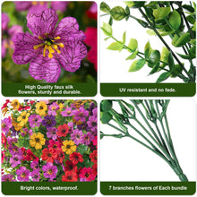 Load image into Gallery viewer, Artificial Faux Flowers for Indoorand Outdoor Decoration